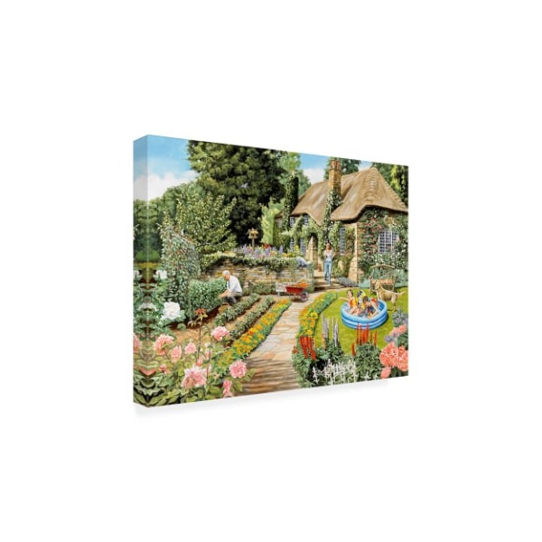 Trevor Mitchell 'Summer Garden Scene' Canvas Art,18x24
